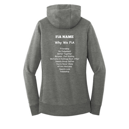 Why we FiA Goose Creek, SC - PERSONALIZED New Era Women's French Terry Pullover Hoodie
