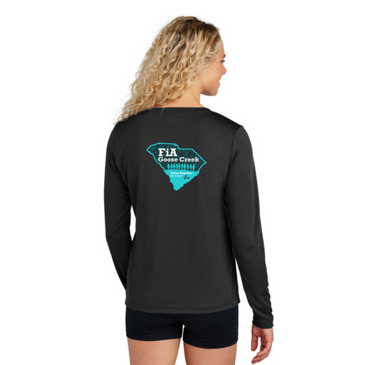 Goose Creek, SC - Sport Tek Long Sleeve Performance V-Neck Tee