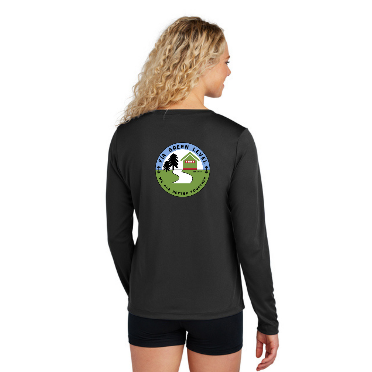 Green Level, NC - Sport Tek Long Sleeve Performance V-Neck Tee