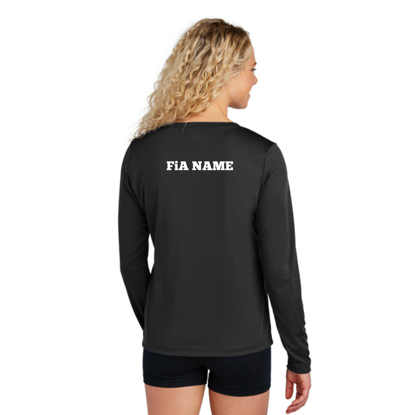 PERSONALIZED Sport Tek Long Sleeve Competitor V-Neck Tee.CENTRAL