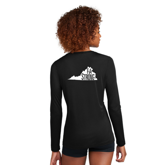 Virginia Strong - Sport Tek Women's Posi-UV Pro Long Sleeve