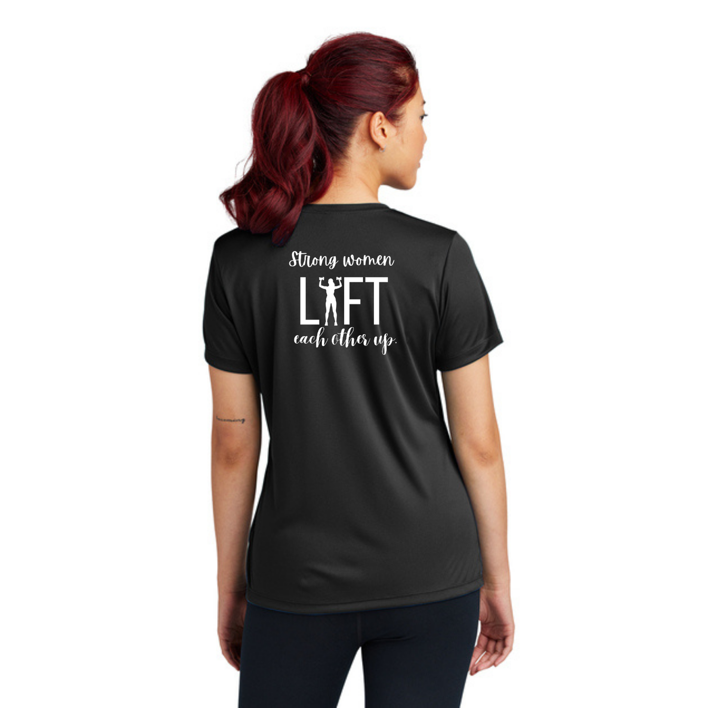Strong Women - Sport Tek Short Sleeve V-Neck Performance Tee