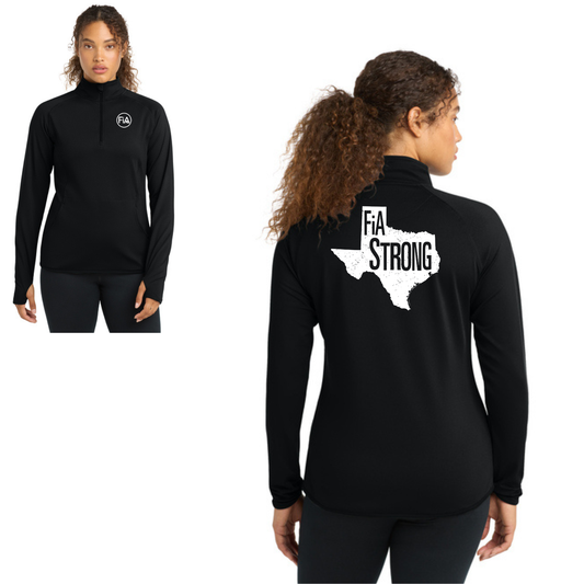 Texas Strong - Sport Tek Sport-Wick Stretch 1/4-Zip Pullover