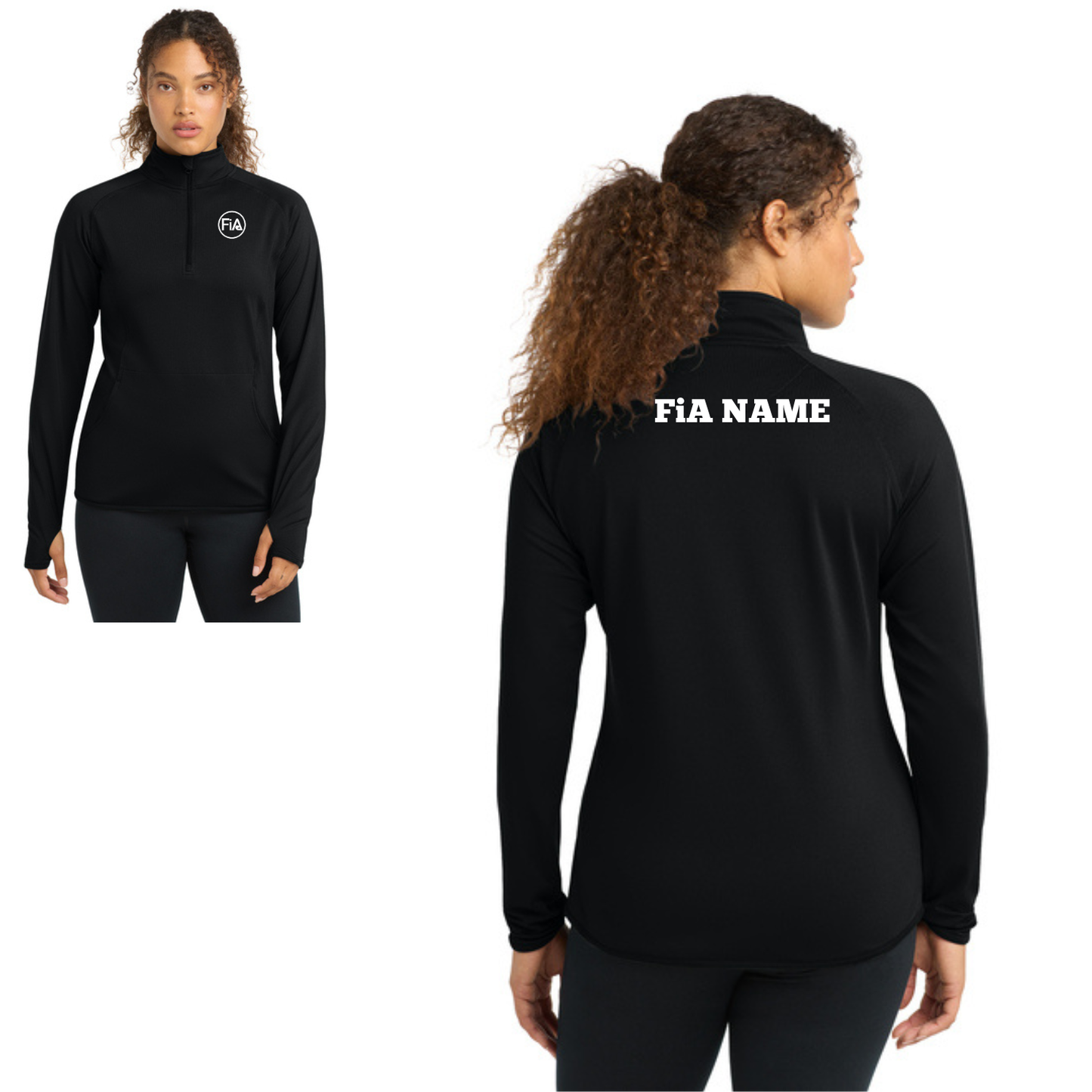 PERSONALIZED Sport Tek Sport-Wick Stretch 1/4-Zip Pullover.WEST