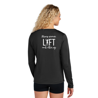 Strong Women - Sport Tek Long Sleeve Competitor V-Neck Tee