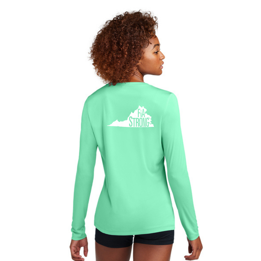 Virginia Strong - Sport Tek Women's Posi-UV Pro Long Sleeve
