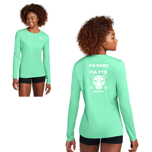 FTX, TX - PERSONALIZED Sport Tek Women's Posi-UV Pro Long Sleeve