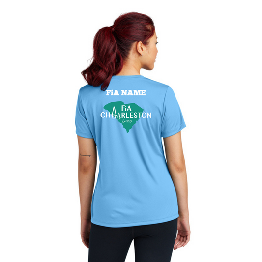 Charleston, SC - PERSONALIZED Sport Tek Crew Neck Short Sleeve Performance Tee
