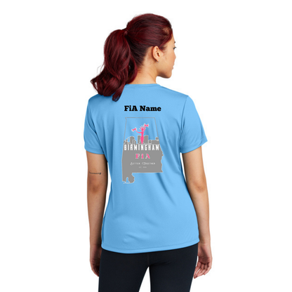 Birmingham, AL - PERSONALIZED Sport Tek Crew Neck Short Sleeve Performance Tee