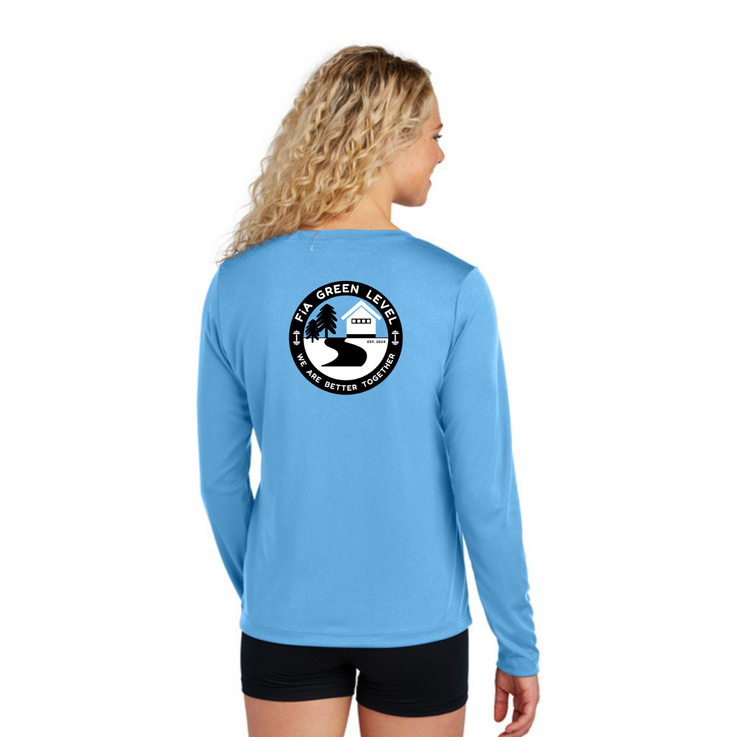 Green Level, NC - Sport Tek Long Sleeve Performance V-Neck Tee