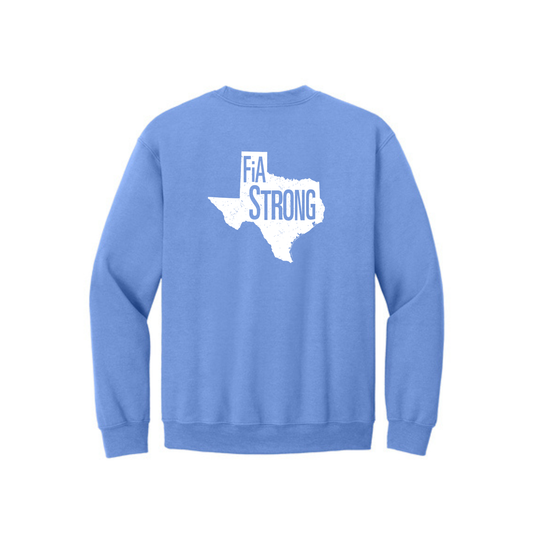 Texas Strong - Gildan Heavy Blend Crewneck Sweatshirt