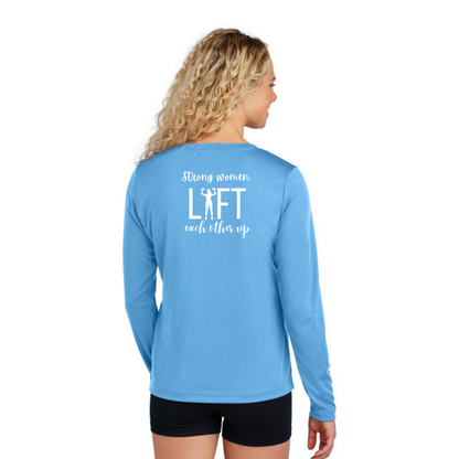 Strong Women - Sport Tek Long Sleeve Competitor V-Neck Tee