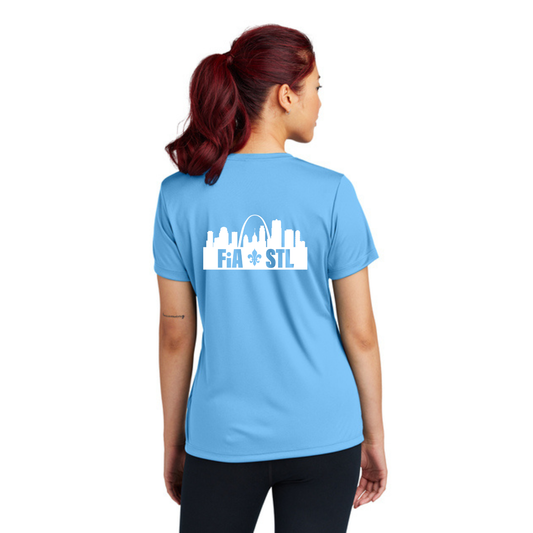 St. Louis, MO - Sport Tek Crew Neck Short Sleeve Performance Tee