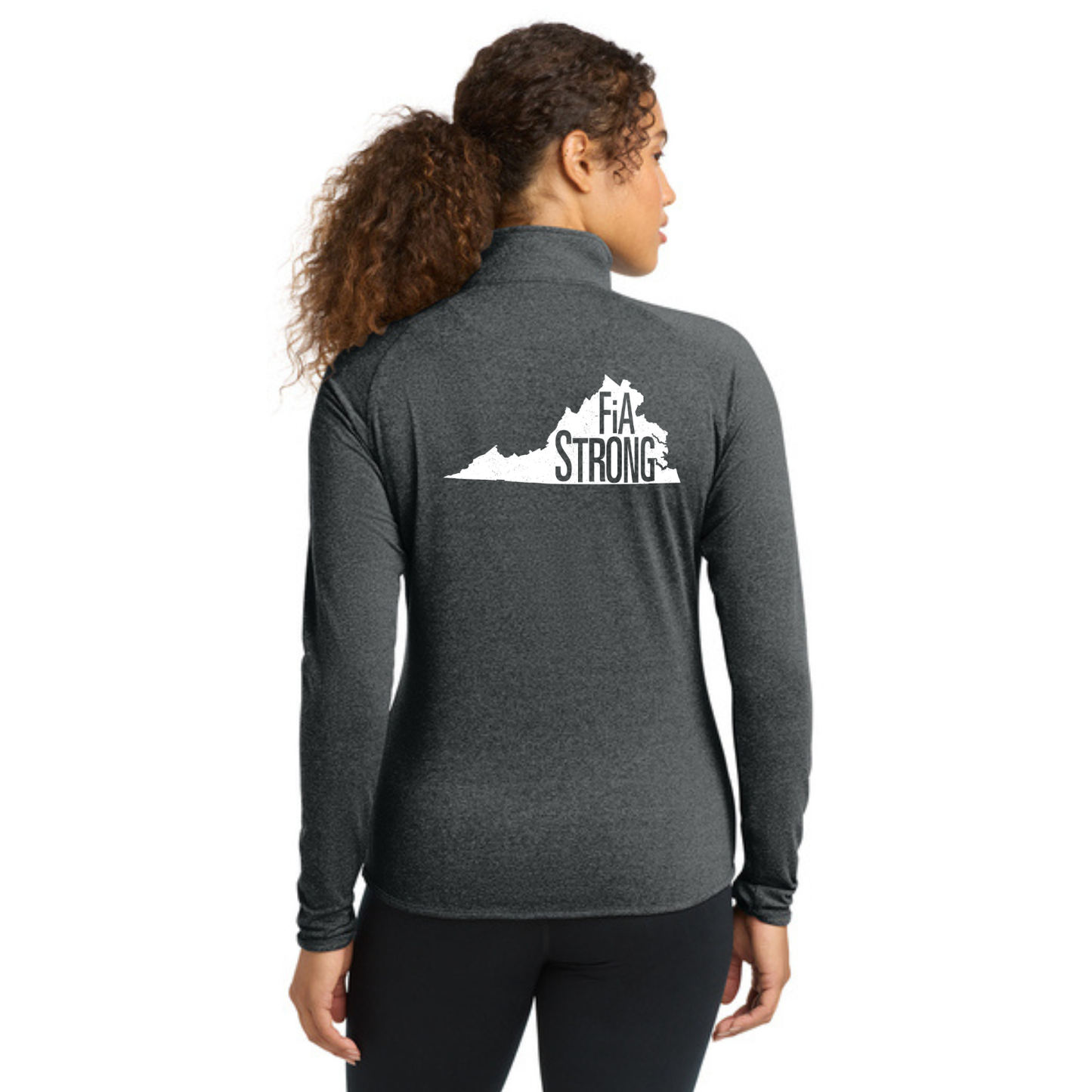 Virginia Strong - Sport Tek Sport-Wick Stretch 1/4-Zip Pullover