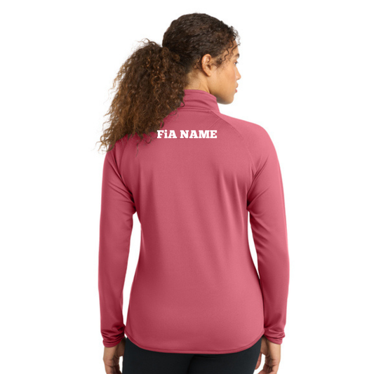 PERSONALIZED Sport Tek Sport-Wick Stretch 1/4-Zip Pullover.CENTRAL