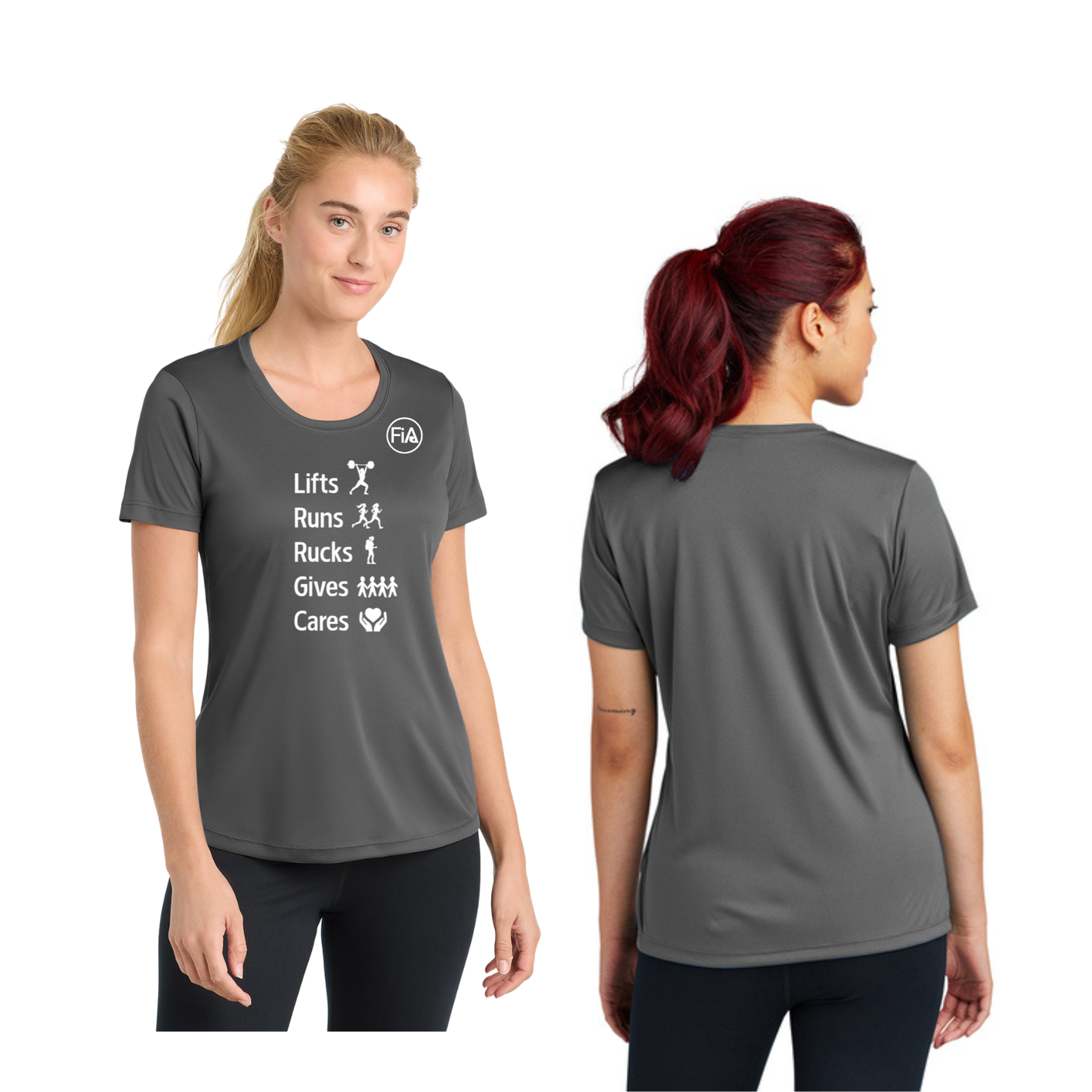 FiA Gives - Sport Tek Short Sleeve Performance Tee