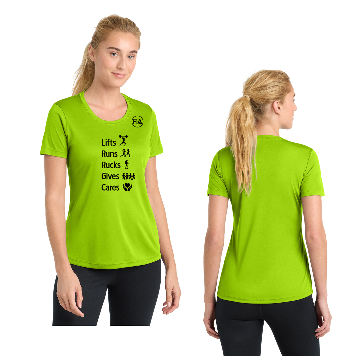 FiA Gives - Sport Tek Short Sleeve Performance Tee