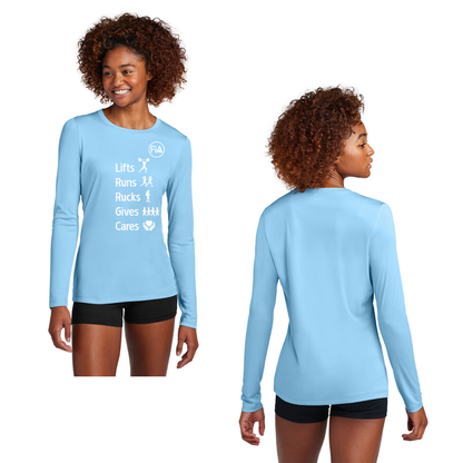 FiA Gives  - Sport Tek Women's Posi-UV Pro Long Sleeve