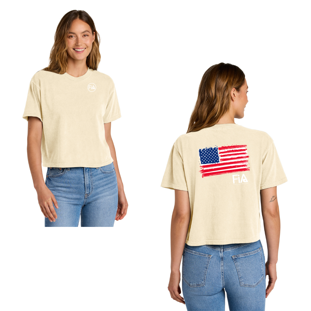 Patriotic - Comfort Colors Women’s Heavyweight Boxy Tee