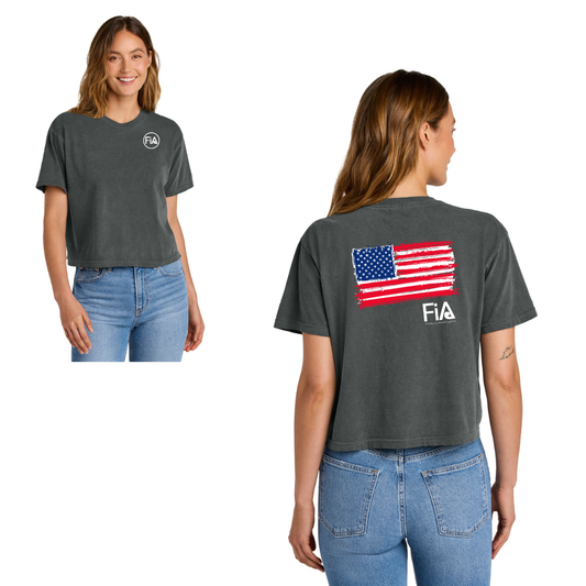 Patriotic - Comfort Colors Women’s Heavyweight Boxy Tee