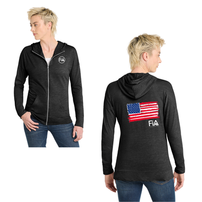 Patriotic - District Women’s Medal Full-Zip Hoodie