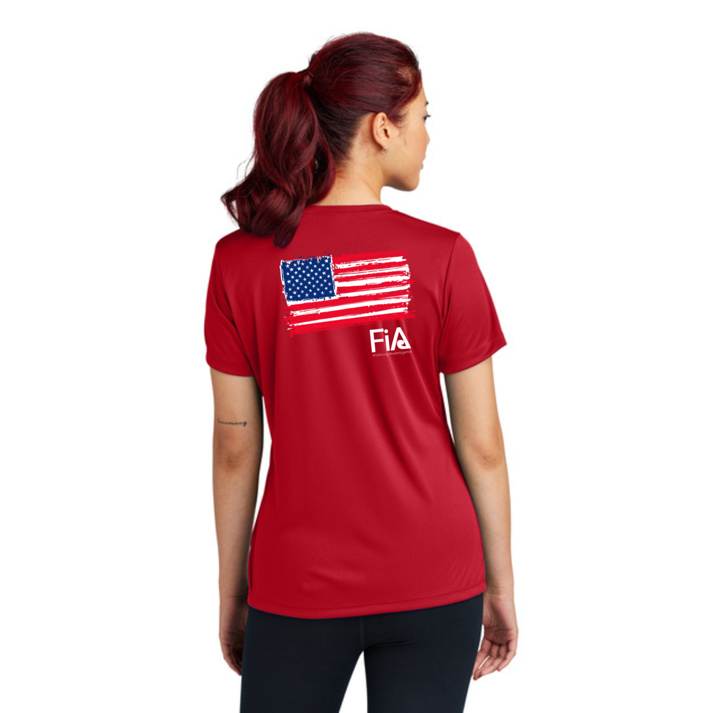 Patriotic - Sport Tek Short Sleeve V-Neck Performance Tee