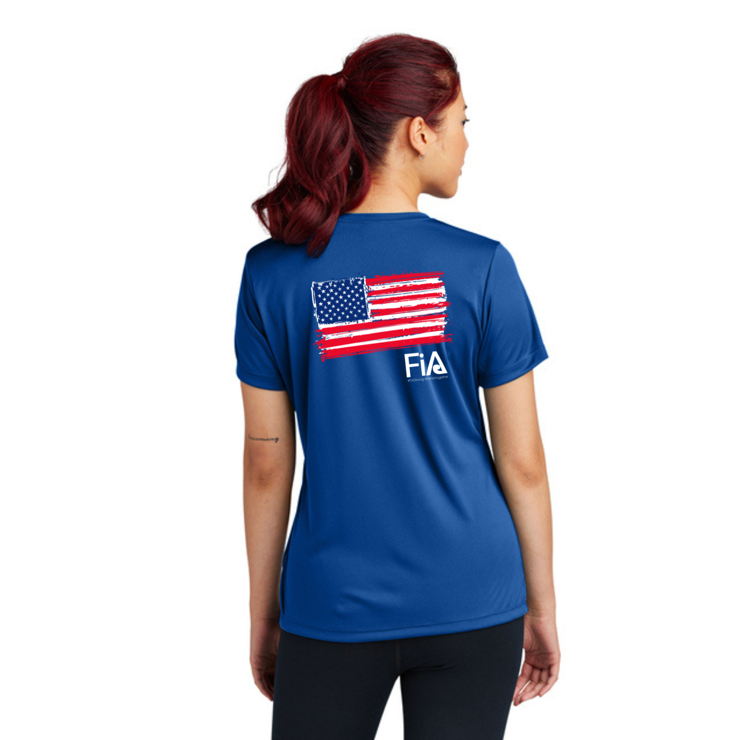 Patriotic - Sport Tek Short Sleeve V-Neck Performance Tee