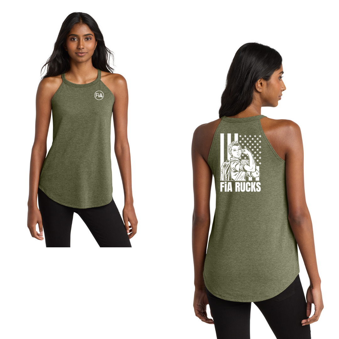 FiA Rucks - District Perfect Tri Rocker Tank