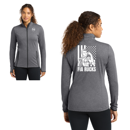 FiA Rucks - Sport-Tek Women's Sport-Wick Stretch Contrast Full-Zip Jacket