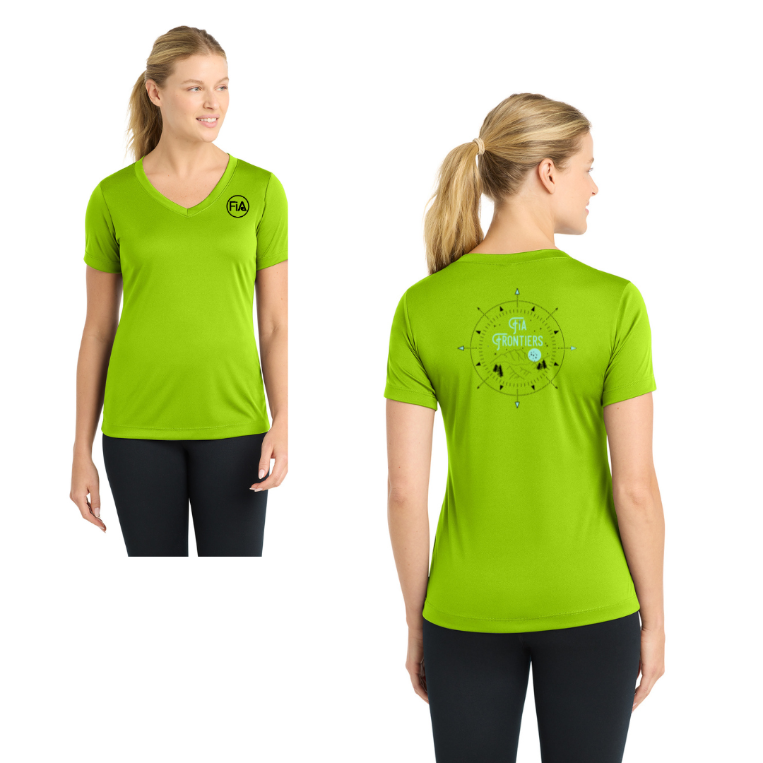 FiA Frontiers - Sport Tek V-Neck Short Sleeve Performance Tee