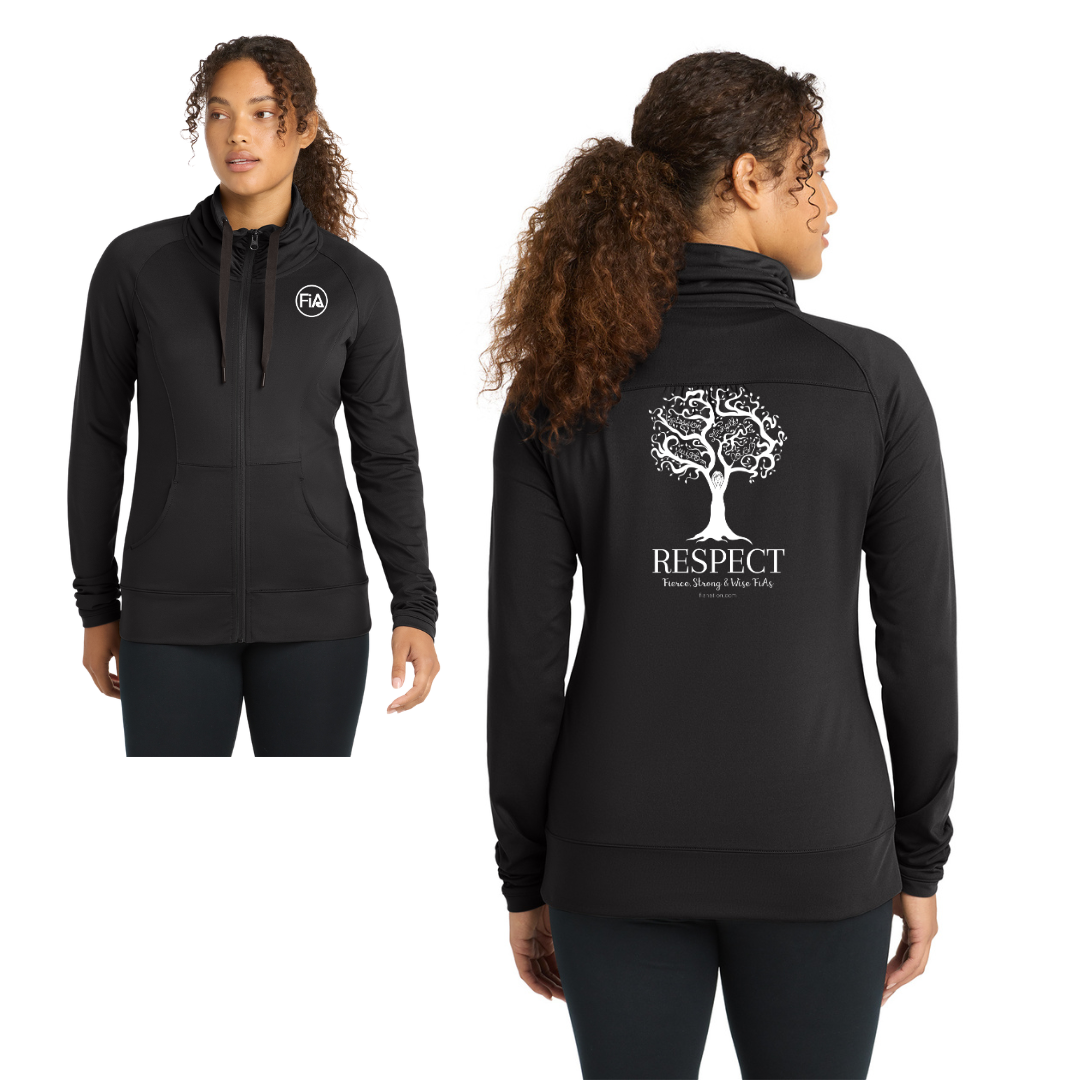 FiA Respect - Sport-Tek Women's Sport-Wick Stretch Full-Zip Jacket
