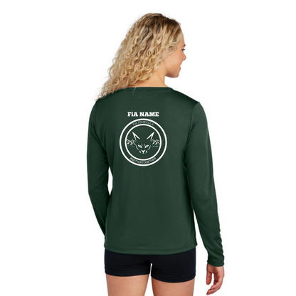 Temecula, CA - PERSONALIZED Sport Tek Long Sleeve Performance V-Neck Tee