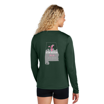 Birmingham, AL - Sport Tek Long Sleeve Performance V-Neck Tee