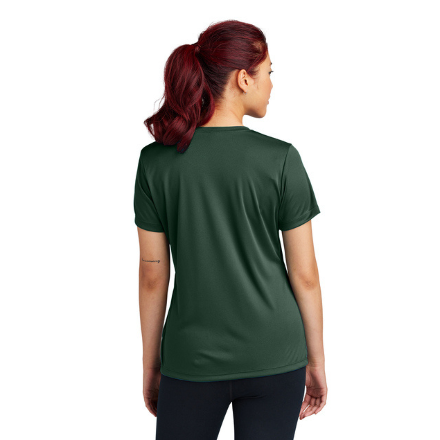 Sport Tek Crew Neck Short Sleeve Performance Tee.WEST