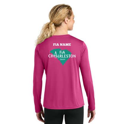 Charleston, SC - PERSONALIZED A4 Cooling Performance Long Sleeve Tee