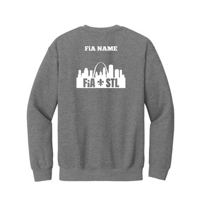 St. Louis, MO - PERSONALIZED Gildan Heavy Blend Crewneck Sweatshirt