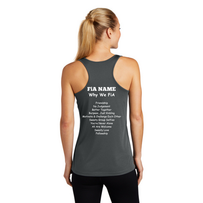 Why we FiA Goose Creek, SC - PERSONALIZED Sport Tek Racerback Tank