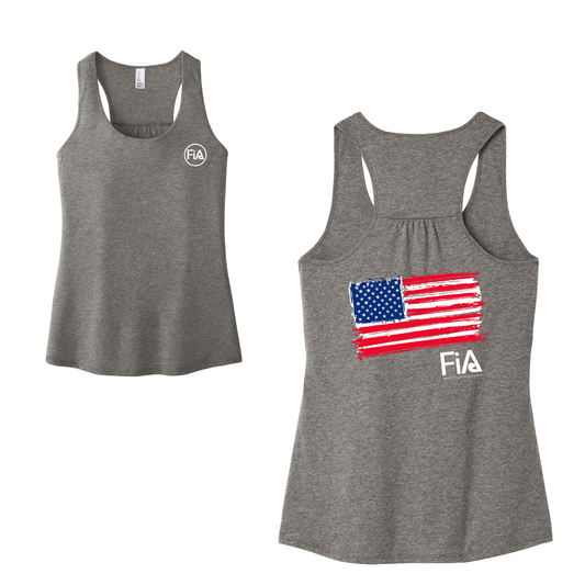 Patriotic - District V.I.T. Racerback Cotton Tank
