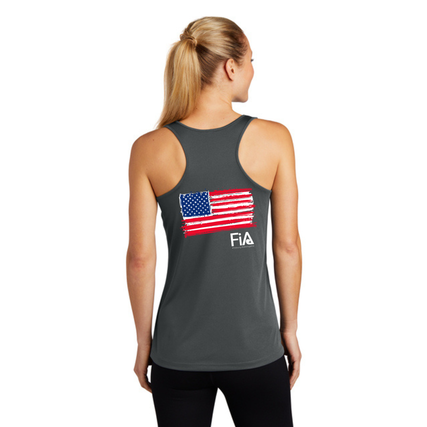 Patriotic - Sport Tek Racerback Tank