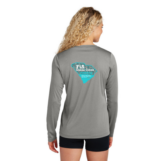 Goose Creek, SC - Sport Tek Long Sleeve Performance V-Neck Tee