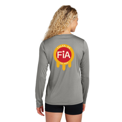 Tulsa, OK - Sport Tek Long Sleeve Performance V-Neck Tee