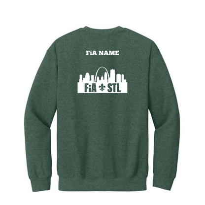 St. Louis, MO - PERSONALIZED Gildan Heavy Blend Crewneck Sweatshirt