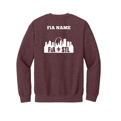 St. Louis, MO - PERSONALIZED Gildan Heavy Blend Crewneck Sweatshirt