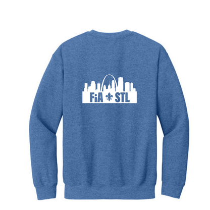 St. Louis, MO - Gildan Heavy Blend Crewneck Sweatshirt
