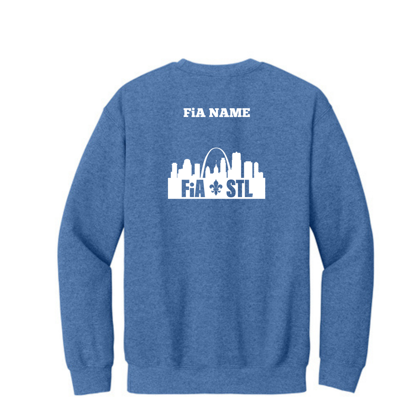 St. Louis, MO - PERSONALIZED Gildan Heavy Blend Crewneck Sweatshirt