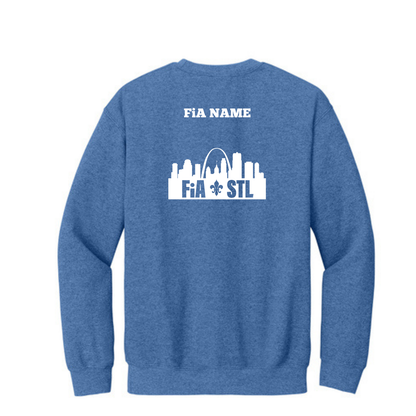 St. Louis, MO - PERSONALIZED Gildan Heavy Blend Crewneck Sweatshirt