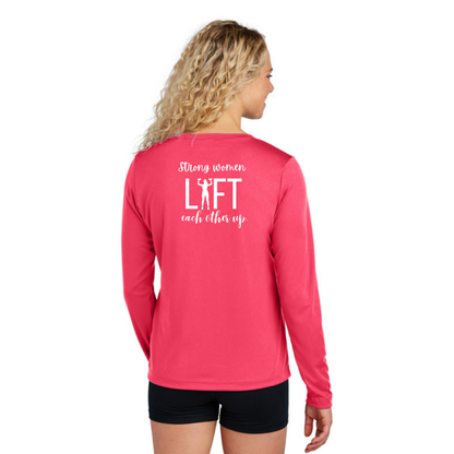 Strong Women - Sport Tek Long Sleeve Competitor V-Neck Tee