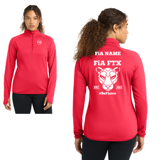 FTX, TX - PERSONALIZED Sport Tek Sport-Wick Stretch 1/4-Zip Pullover