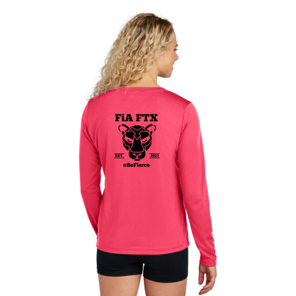FTX, TX - Sport Tek Long Sleeve Performance V-Neck Tee