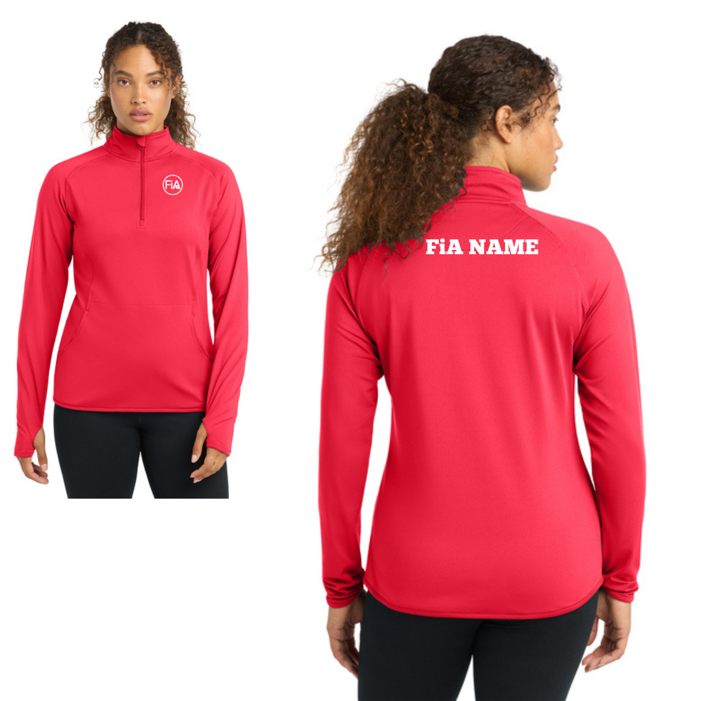 PERSONALIZED Sport Tek Sport-Wick Stretch 1/4-Zip Pullover.WEST